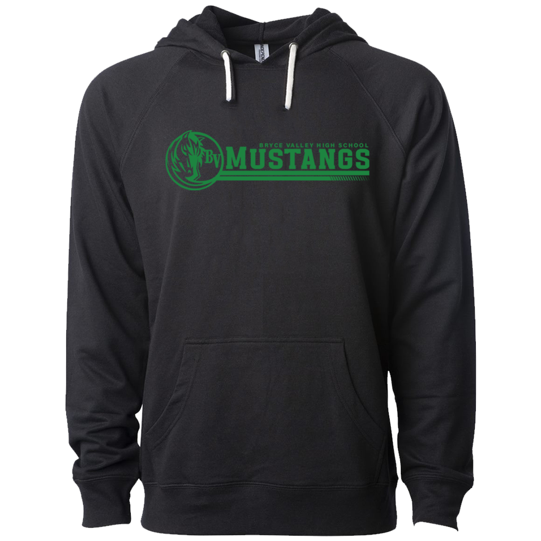 Hoodie BVHS Mustang Head in Circle SS1000