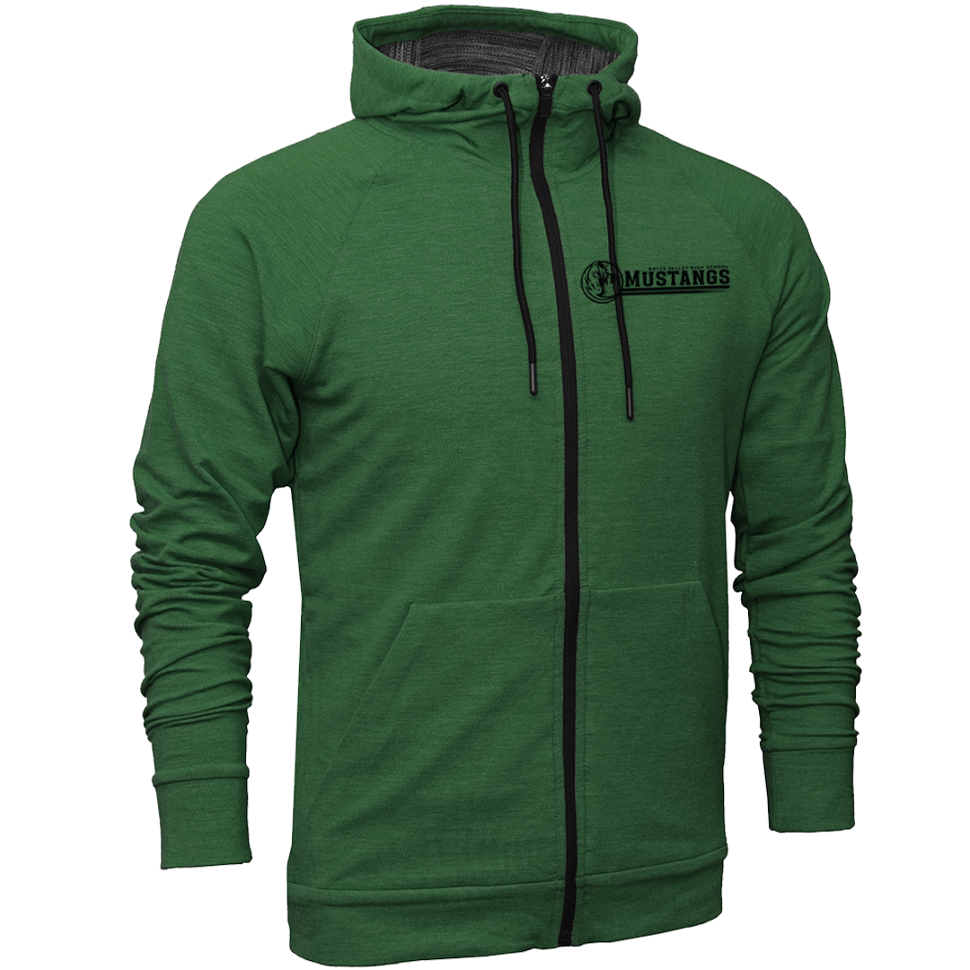 BVHS Mustang With Mascot Head in Circle BAWF360 Jacket