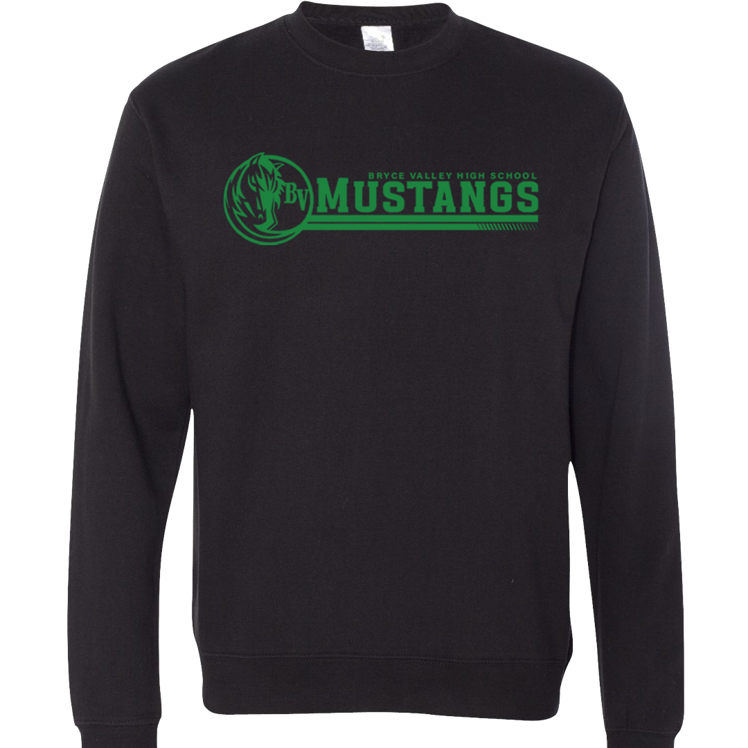 Sweatshirt BVHS Mustang in Circle SS3000