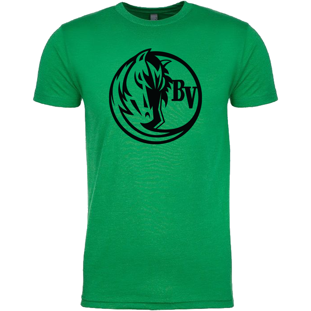 Tee BVHS Mustang Head in Circle