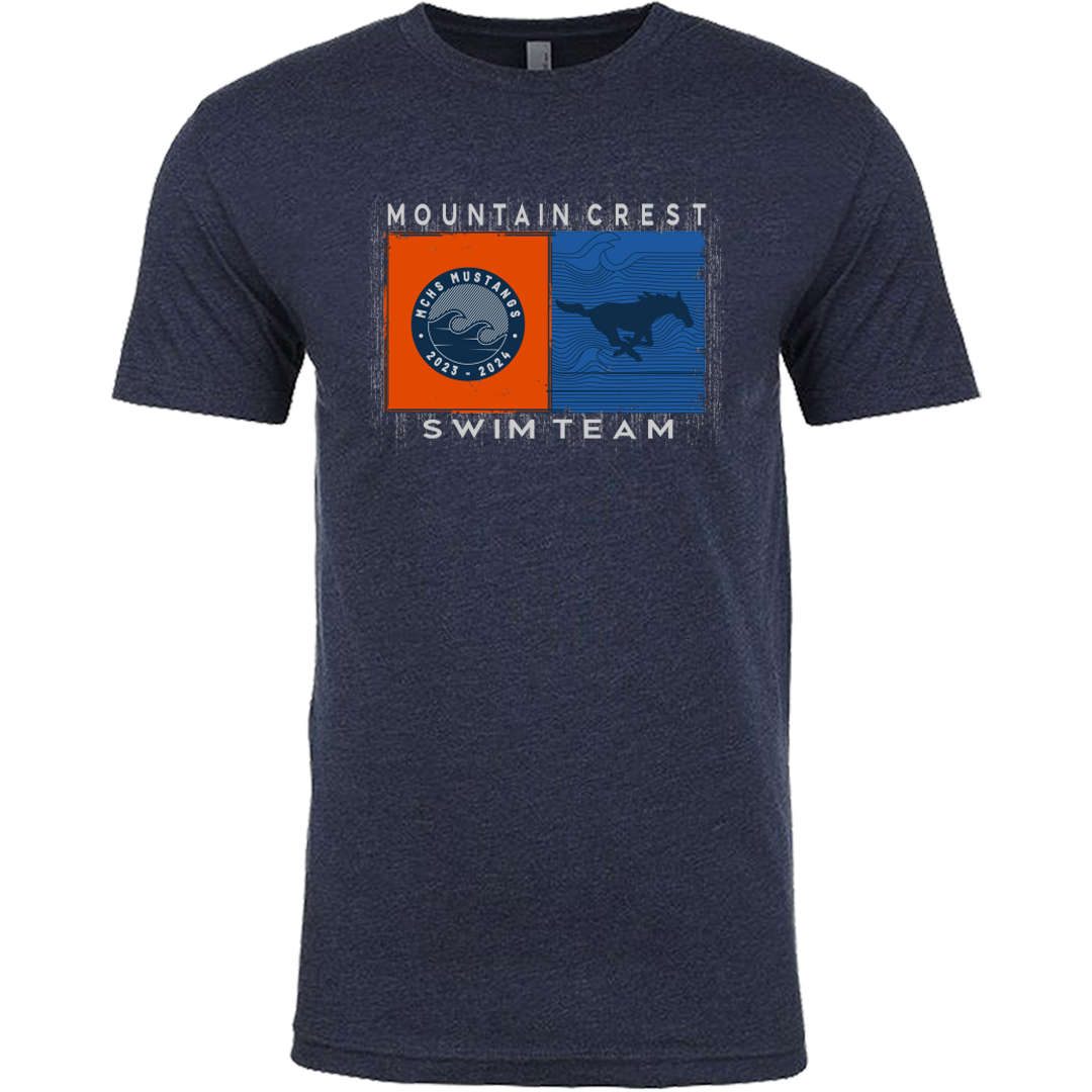 MC Swim Fan Block Tee Midnight Navy