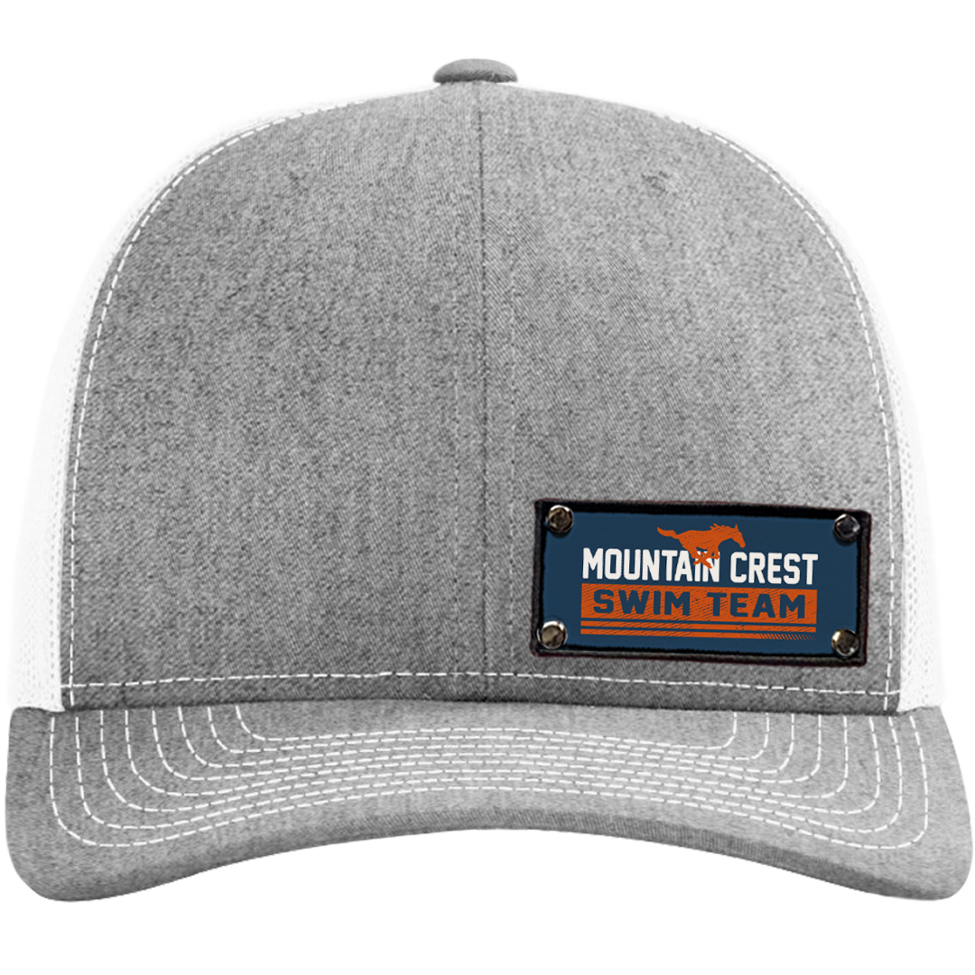 MC Swim Fan Hat Richardson Heather Gray and White Hat