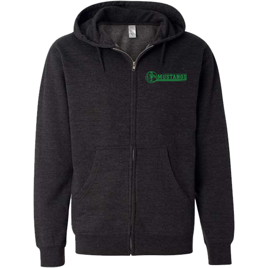 Zip Hoodie BVHS Mustang in Circle SS4500Z