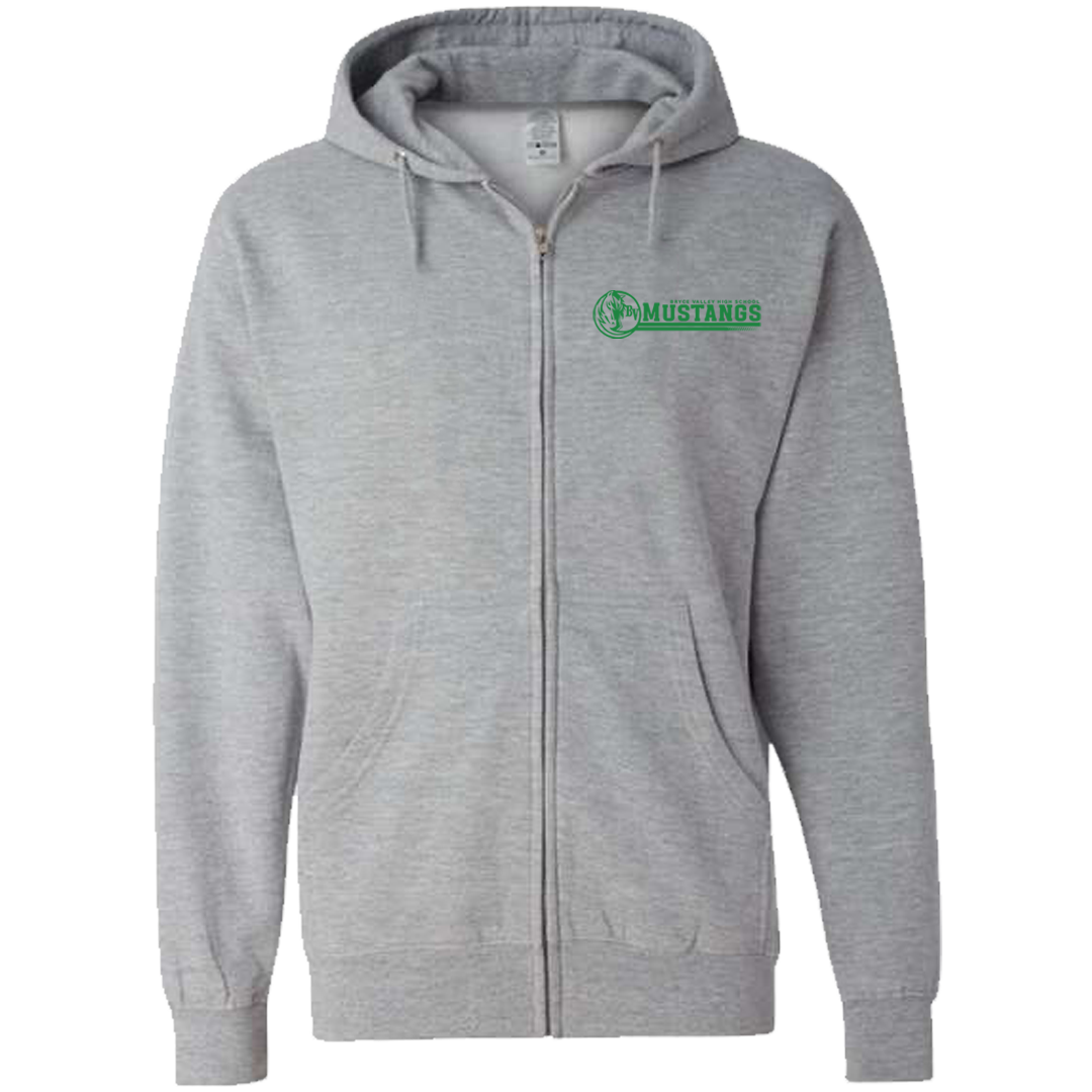 Zip Hoodie BVHS Mustang in Circle SS4500Z