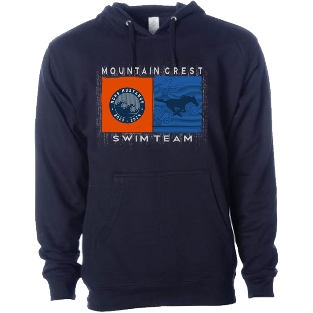 MC Swim Fan Block Hoodie Navy