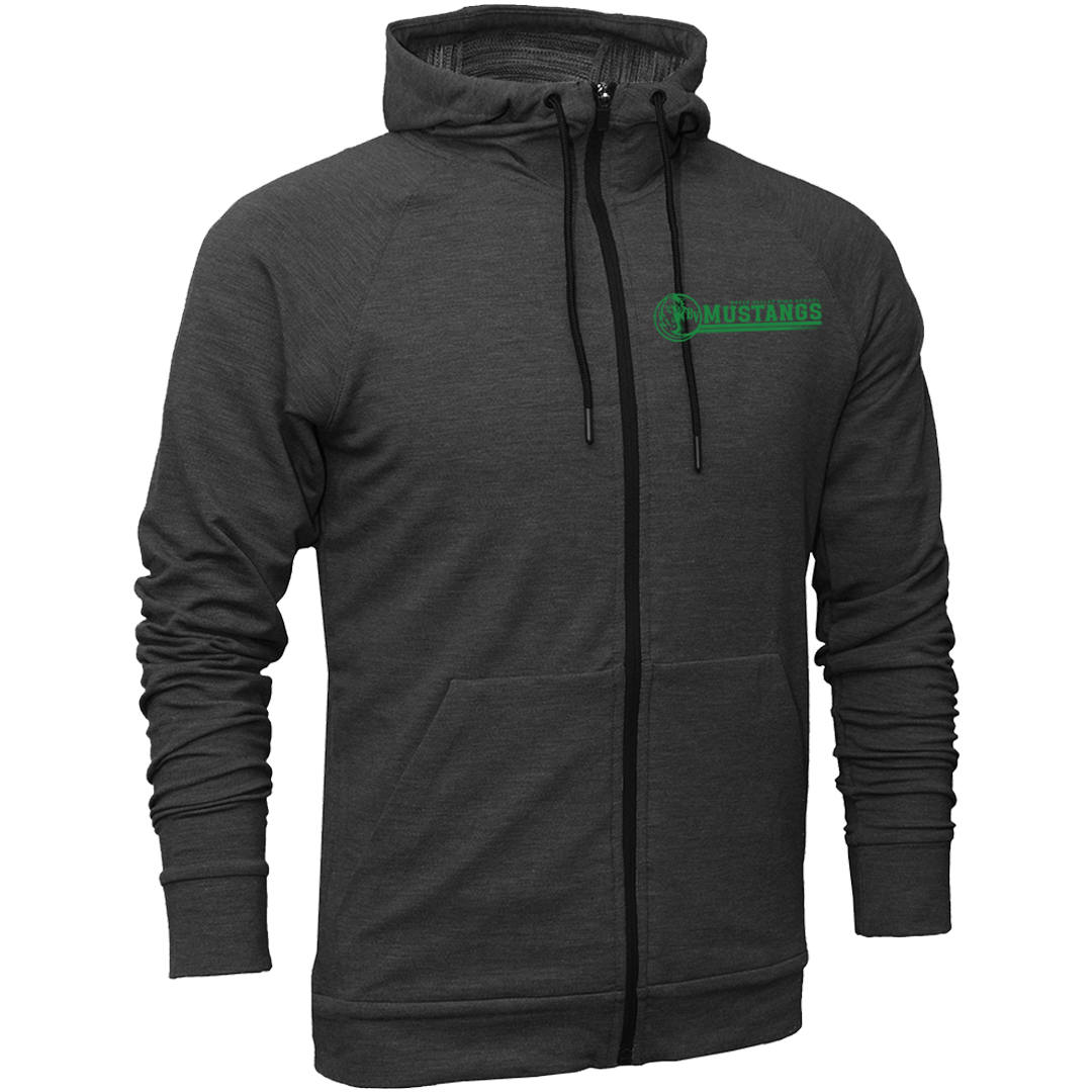 BVHS Mustang With Mascot Head in Circle BAWF360 Jacket