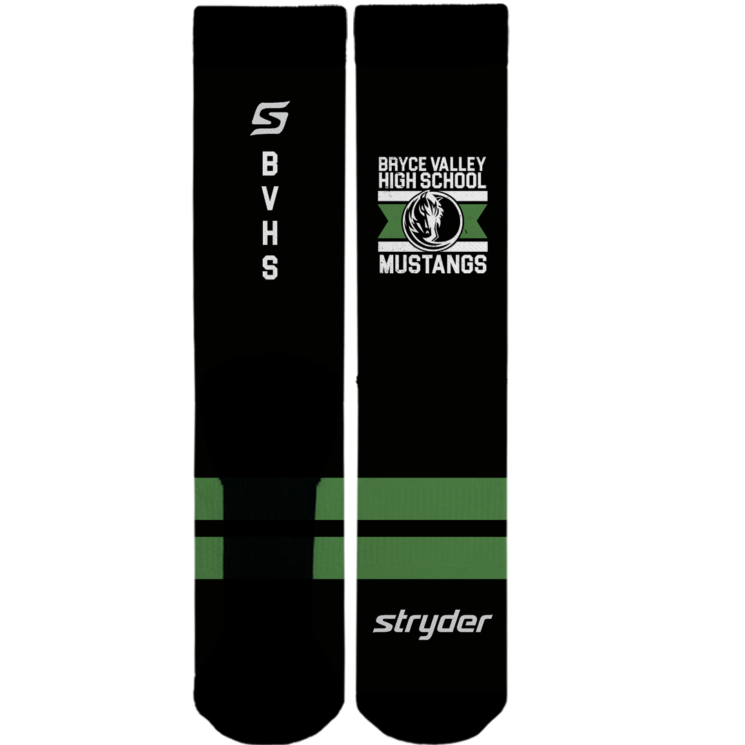 Sock BVHS Mustang Stripes