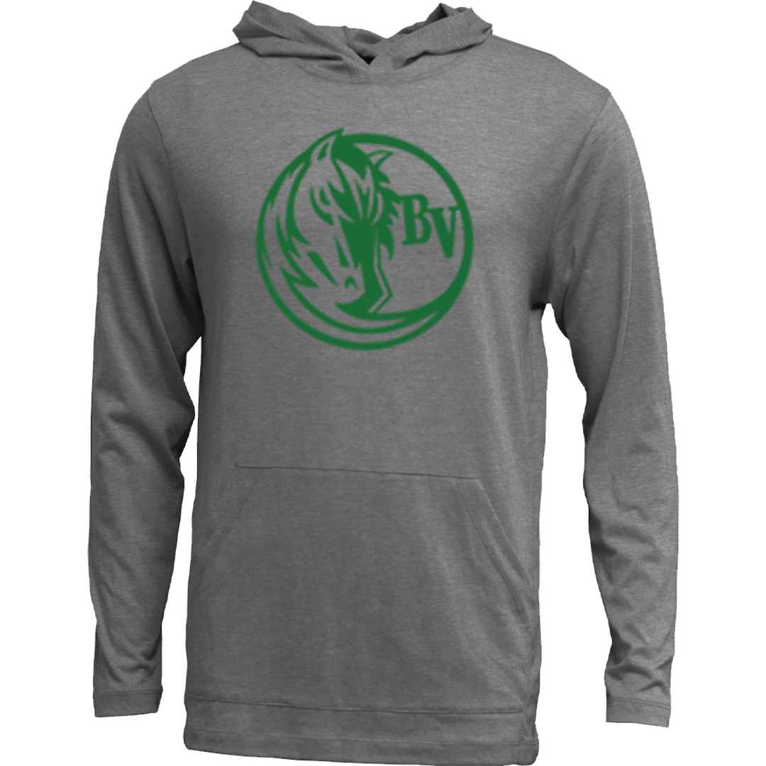 BVHS Mustang Head in Circle BAWPC108 Long Sleeve