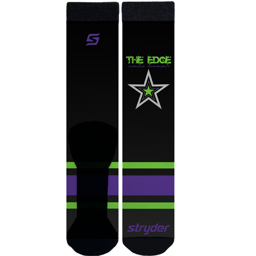 Youth The Edge Dance Company Big Star Socks